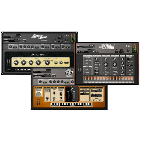 AAS Applied Acoustics Systems Session Bundle (Lounge Lizard, Ultra Analog, Strum